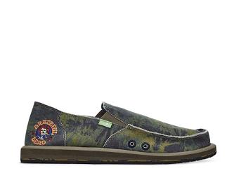 Sidewalk Surfers Sanuk Vagabond Enfant Vert Bleu Marine | FR 304XYU